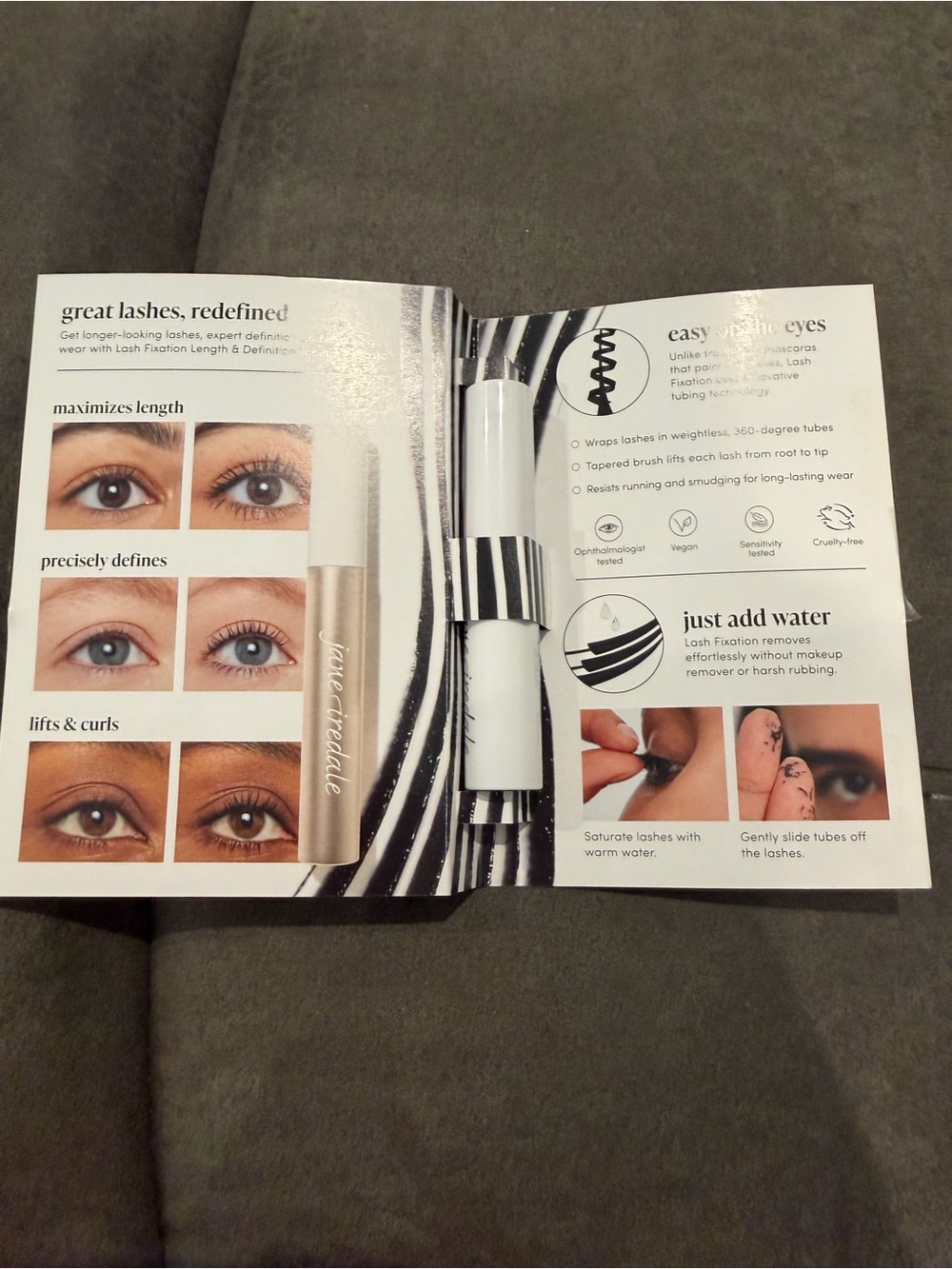 New Jane Iredale Lash Fixation Length & Definition - sample